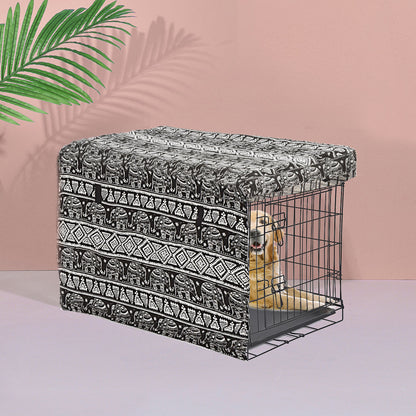 Metal Dog Kennel Black 40"
