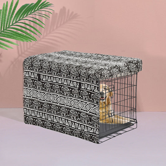 Metal Dog Kennel Black 40"
