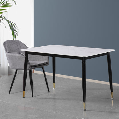 Metal Dining Table Legs Steel White