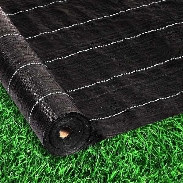  Weed Mat 1.83mx30m Plant Control Weedmat Pebbles Gravel Woven Fabric