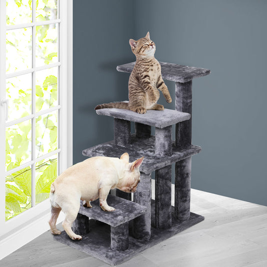 Cat Tree Beastie Scratching Condo Tower Scratcher Climbing Grey
