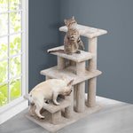 Cat Tree Beastie Scratching Condo Tower Scratcher Climbing Cream