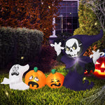 Halloween Inflatables LED Lights Blow Up  Outdoor Yard Decorations
