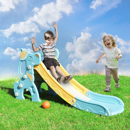 Kids Slide 160cm Extra Long Play Set Blue 
