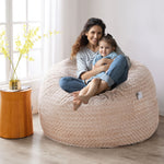 Extra Large Lounger Indoor Lazy Bean Bag Cream