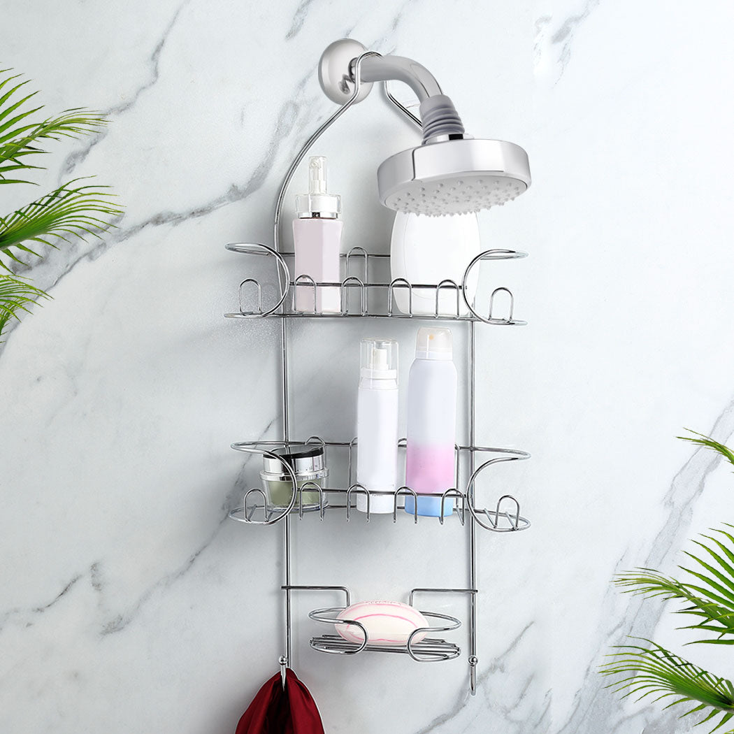 3-Tier Bathroom Shower Caddy Organiser Bath Shelf