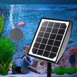 Solar Oxygen Tank Oxygenator Air Pump Powered Pool Water Pond Outdoor Fish