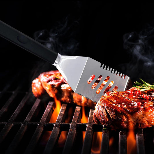 6Pcs BBQ Tool Set Stainless Steel Outdoor Barbecue