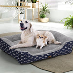 Pet Dog Cat Bed Deluxe Soft Cushion Lining Warm Kennel