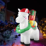 Inflatable Christmas Decor Christmas Llama 1.5M LED Lights Xmas Party