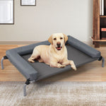 Pet Bed Trampoline Hammock Raised Heavy Duty Grey XL