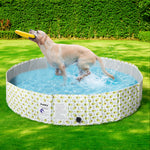 120cm Pet Dog Swimming Pool Cat Portable BathTub Kid Shower Washing Folding
