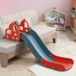 Kids Slide Swing Play Set Outdoor- Red and blue