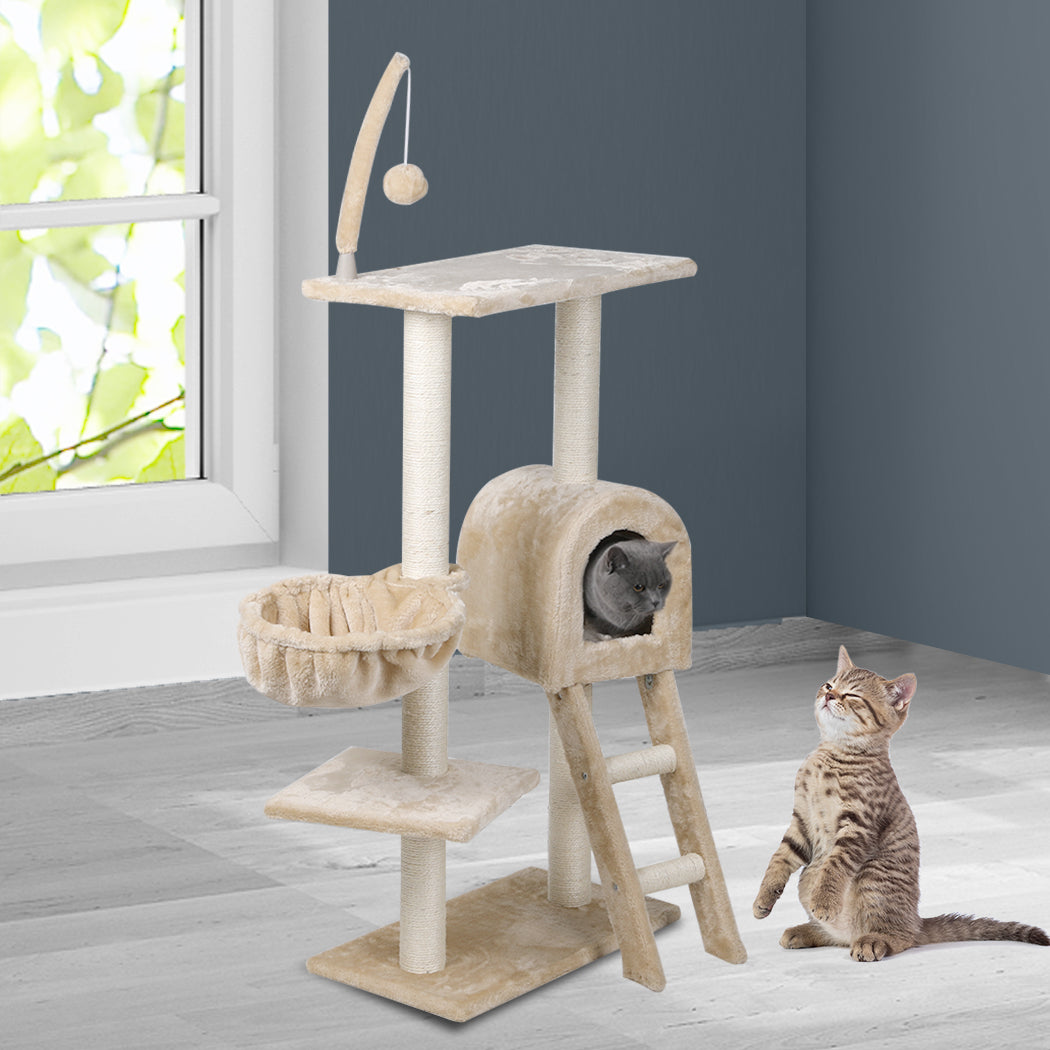 Cat Tree Post Scratching Furniture Play Pet Activity Kitty Bed