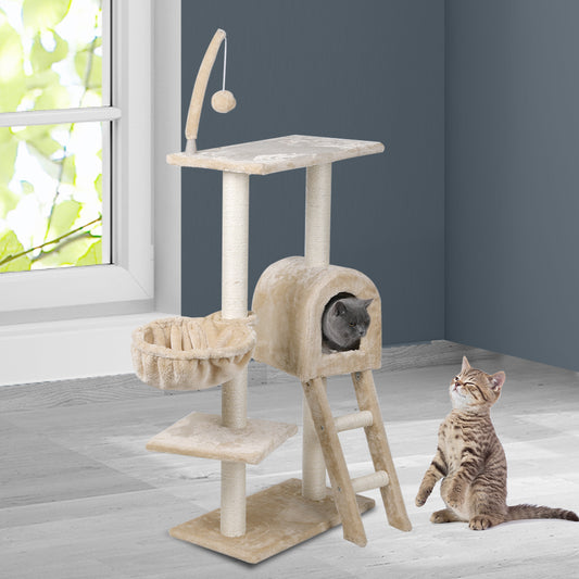 Cat Tree Post Scratching Furniture Play Pet Activity Kitty Bed
