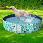 120cm - Pet Dog Swimming Pool Cat Portable BathTub Kid Shower Washing Folding