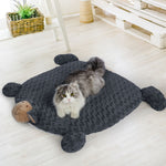 Pet bed cat calming beds-charcoal
