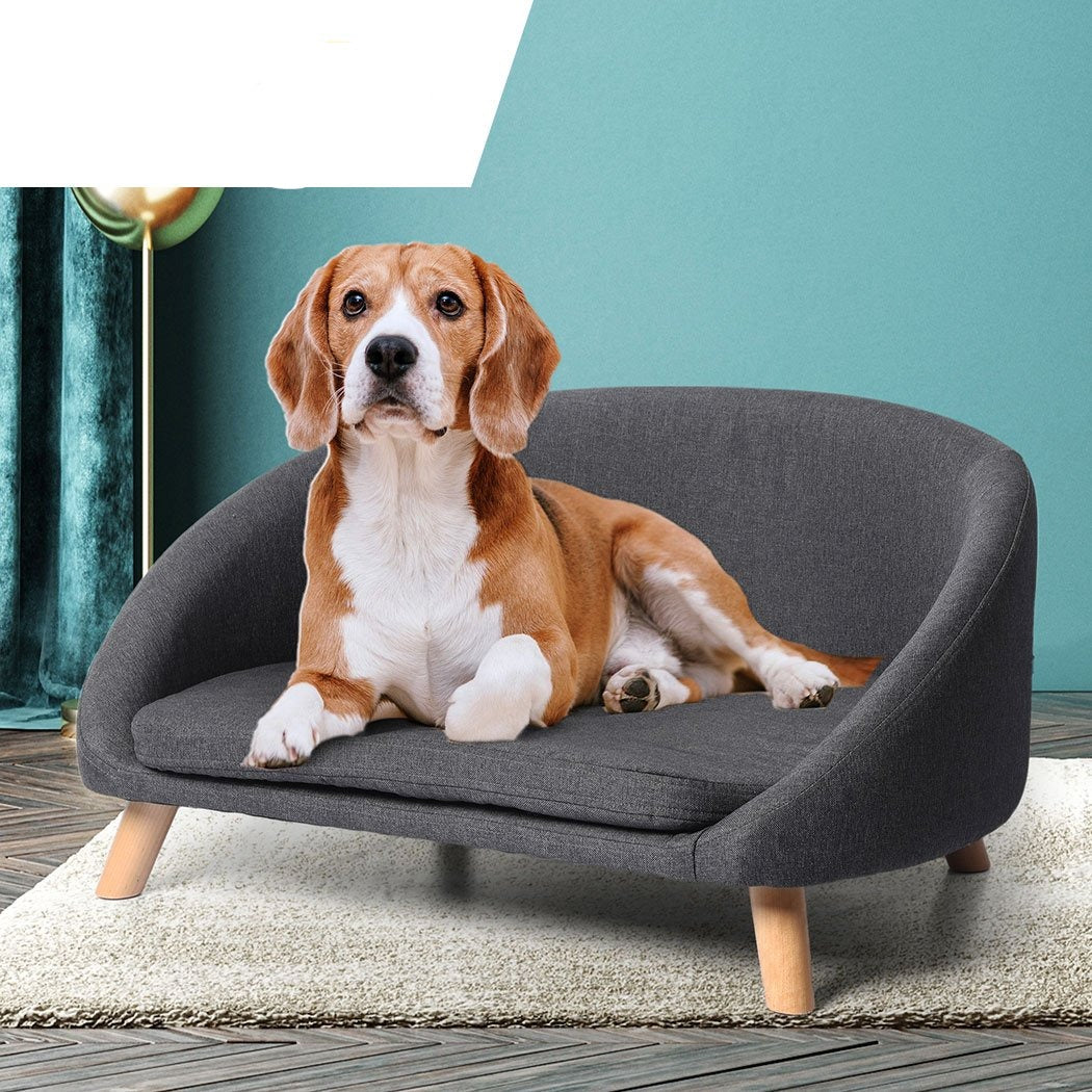 20D Sponge padding Luxury Pet Beds Couch Sleeper Soft Grey