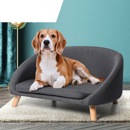 20D Sponge padding Luxury Pet Beds Couch Sleeper Soft Grey