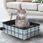 Foldable Cat Litter Box Tray Basin Mat