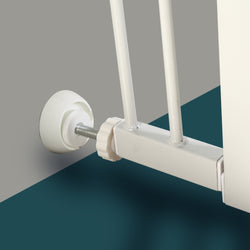 Baby Safety Gate Wall Bumper Kids Pet Security Stair Door Barrier-white
