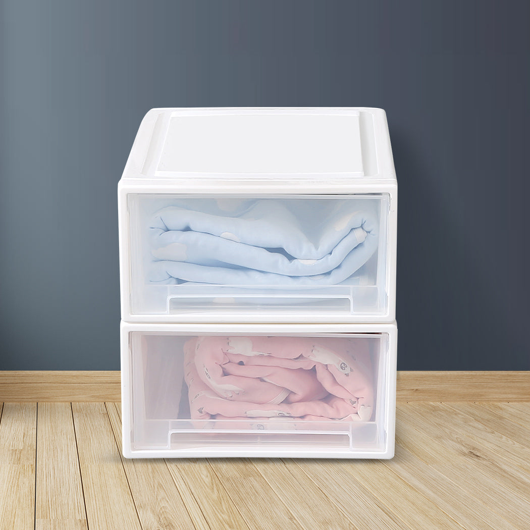 Storage  Drawers Set Cabinet Tools Organiser Box Chest Drawer Plastic Stackable