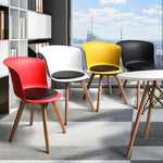 PU Leather 4Pcs Office Meeting Chair Set