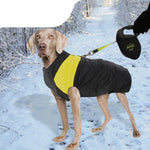 Dog Winter Jacket Padded Pet Clothes Windbreaker Vest Coat 4XL Orange