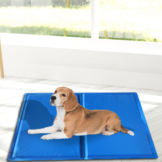 Pet Cooling Mat Gel Mats Bed Cool Pad Puppy Cat Non-Toxic Beds Summer Pads 50x40