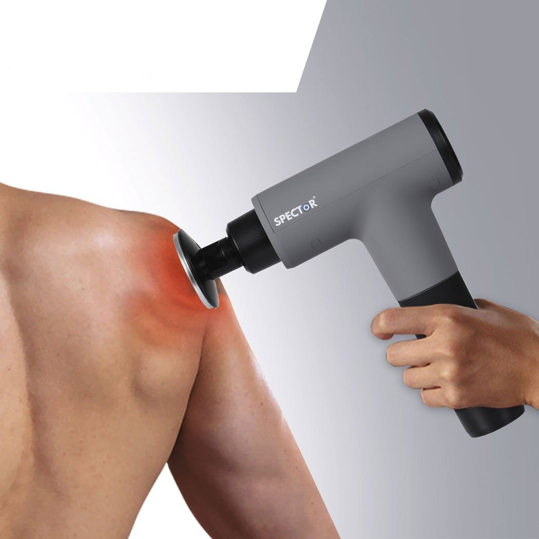 Massager Gun 8 Head Grey