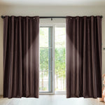 Bedroom Blockout Curtains Taupe 300CM x 230CM