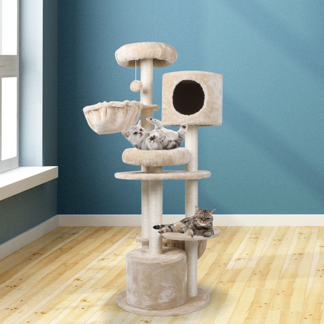 Cat Tree Tower Condo House Post Scratching Furniture Play Pet Activity Kitty Bed 
