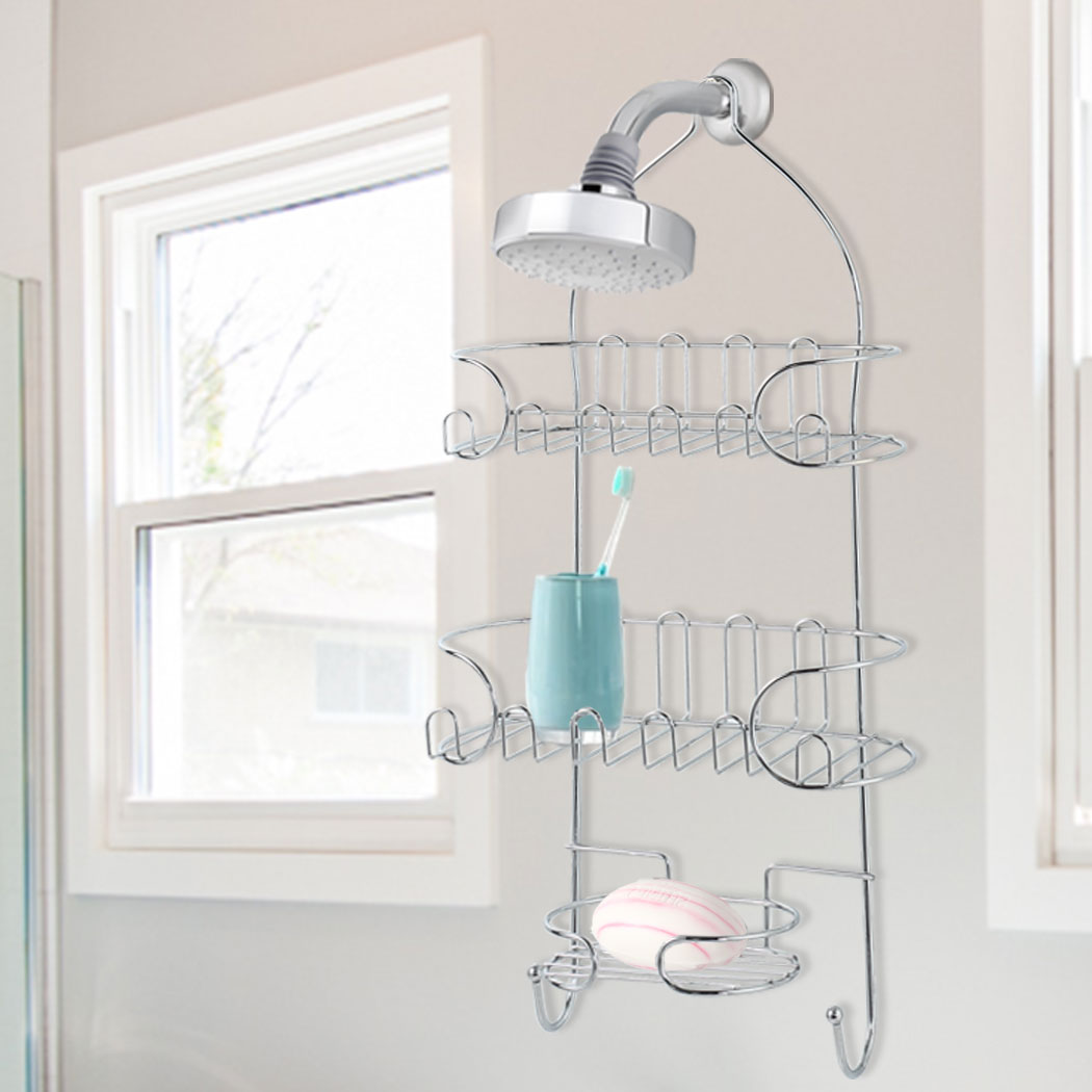 3-Tier Bathroom Shower Caddy Organiser Bath Shelf