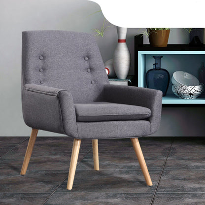 Luxury Upholstered Armchair Dining Chair Single