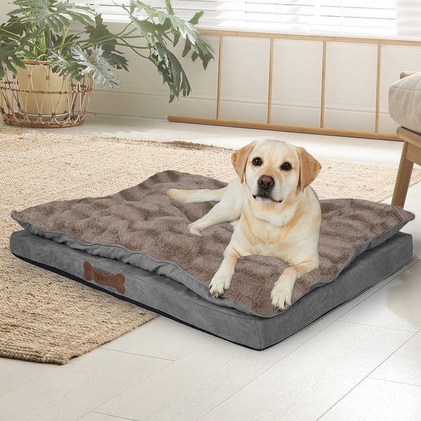  Dog Calming Bed Pet Cat Removable Cover Washable Orthopedic Memory Foam