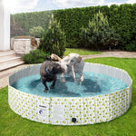 160cm Pet Dog Swimming Pool Cat Portable BathTub Kid Shower Washing Folding