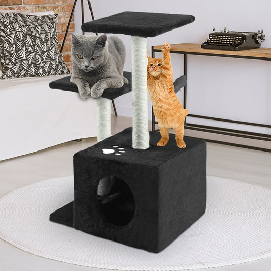 0.6M High Quality Cat Scratching Post Tree-Black