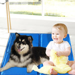 Pet Cooling Mat Gel Mats Bed Cool Pad Puppy Cat Non-Toxic Beds Summer Pads 96x81