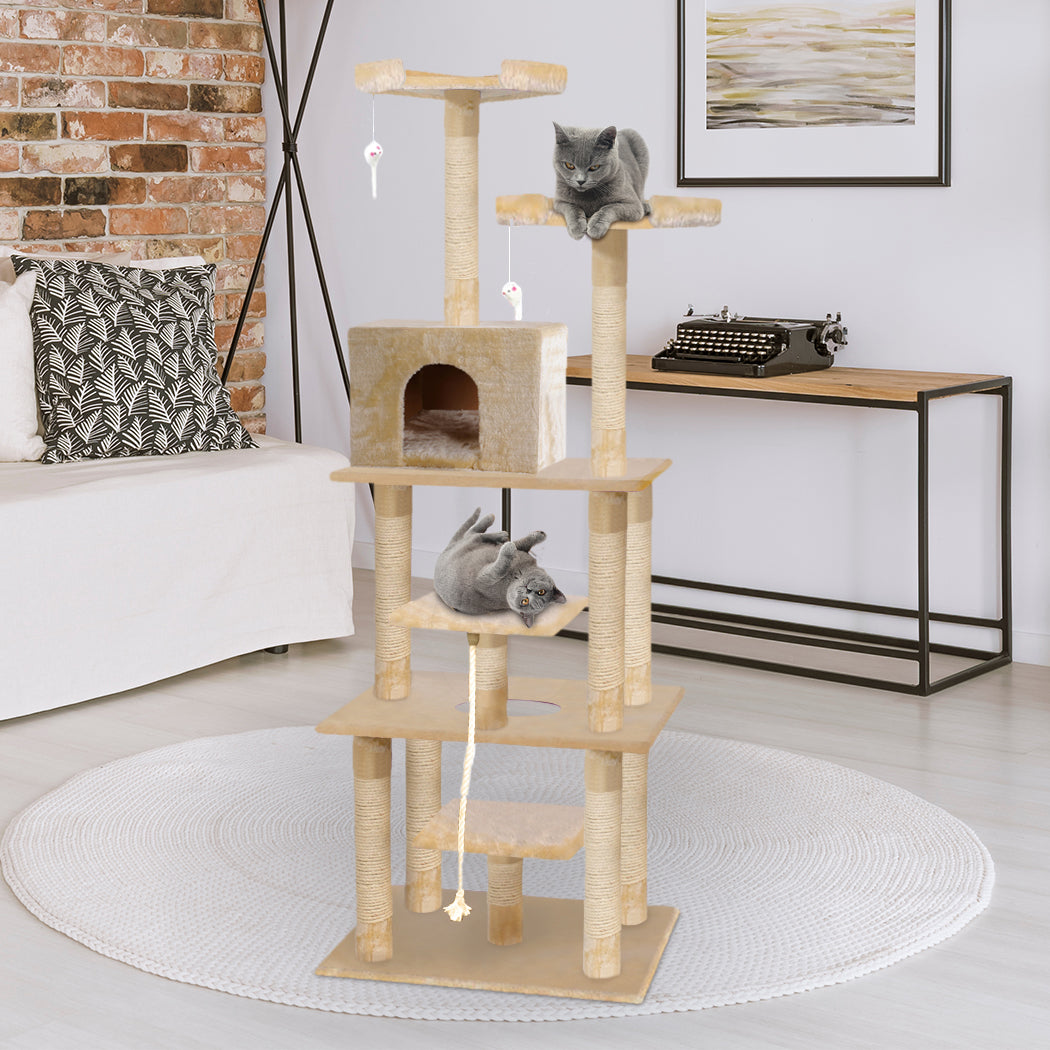 1.98M Cat Scratching Post Tree Gym House