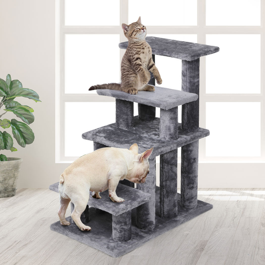 Cat Tree Beastie Scratching Condo Tower Scratcher Climbing Grey