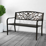 Garden Bench Seat Outdoor Furniture Cast Iron Patio Benches Seats Lounge Chair