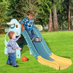 Kids Slide 135cm Long Play Set Toy Blue and yellow
