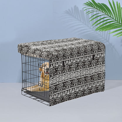 Metal Dog Kennel Black 40"
