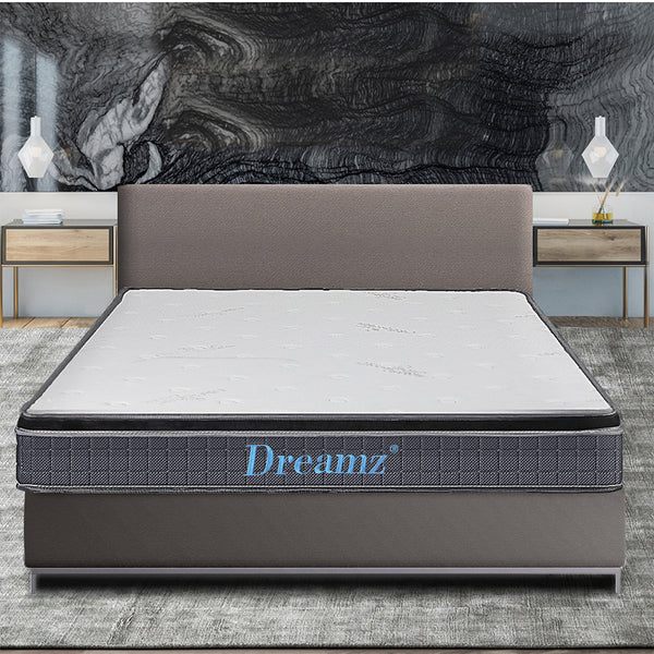  H&L Bedding Mattress Spring Double Size Premium Bed Top Foam Medium Firm 18CM