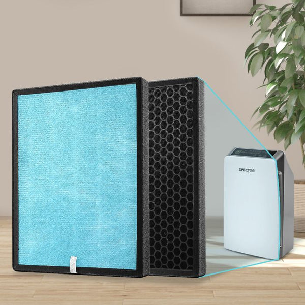  Spector Air Purifier Replacement Filter HEPA Filters Carbon 5 Layer