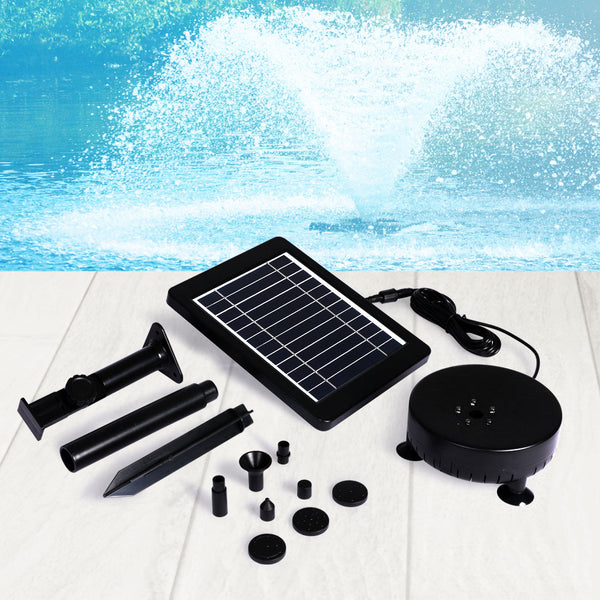  Solar Powered Water Fountain Pump Bird Bath Pond Pool Garden Floating Outdoor Type 2