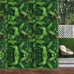 4 x Artificial Grass Plant Hedge Lvy Mat Fence