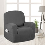 Sofa Cover Recliner Chair Covers Protector Slipcover Stretch Coach Lounge Grey