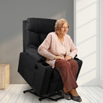 Recliner Chair Lounge Fabric Sofa USB Charge