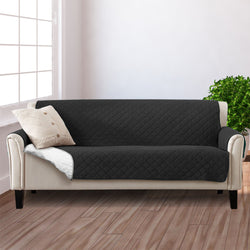 3 Seater Quilted Couch Sofa Cover Slipcover Pet Kids Furniture Protector Covers